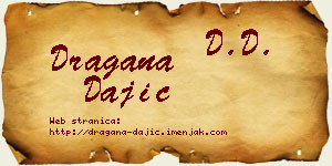 Dragana Dajić vizit kartica